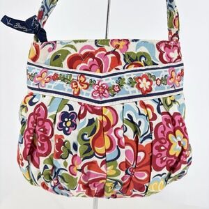 Vera Bradley Hand‎ Bag Pleated Hannah Small 9x8 Hope Garden Prairie BoHo